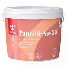 TIKKURILA PANEELI ASSA 10 лак интерьерный колеруемый для стен и потолков, матовый (2,7л)