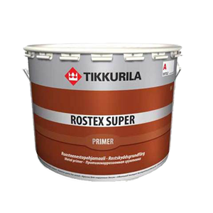 Tikkurila Rostex Super / Тиккурила Ростекс Супер Грунт по металлу антикоррозийный матовый