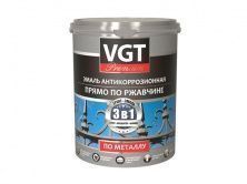 VGT PREMIUM ВД-АК-1179 АНТИКОРРОЗИОННАЯ грунт-эмаль 3 в 1 по ржавчине, темно-коричневая (10кг)*