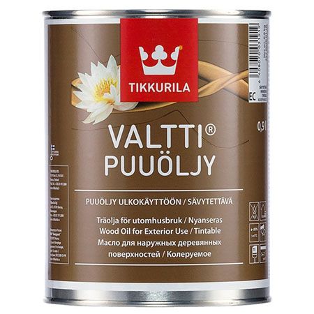 TIKKURILA VALTTI PUUOLJY масло для древесины, органоразбавляемое для наружных работ (0,9л)