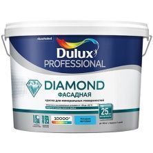 DULUX DIAMOND ФАСАДНАЯ краска для минеральных и деревянных поверхностей, матовая, база BC (9л)