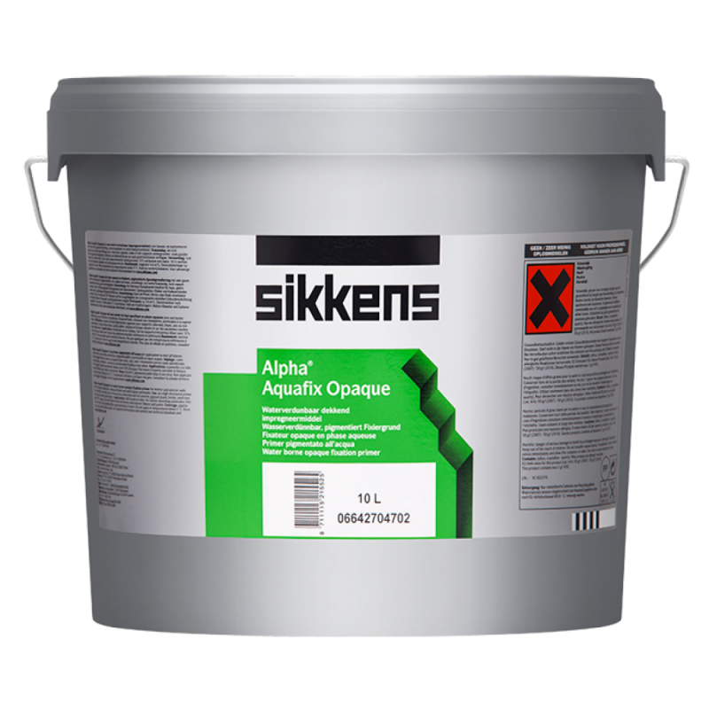 Sikkens Alpha Aquafix Opaque / Сиккенс Альфа Аквафикс Опак Краска грунтовочная акриловая матовая