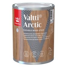 TIKKURILA VALTTI ARCTIC лазурь фасадная, перламутровая, водоразбавляемая с натуральным маслом (0,9л)