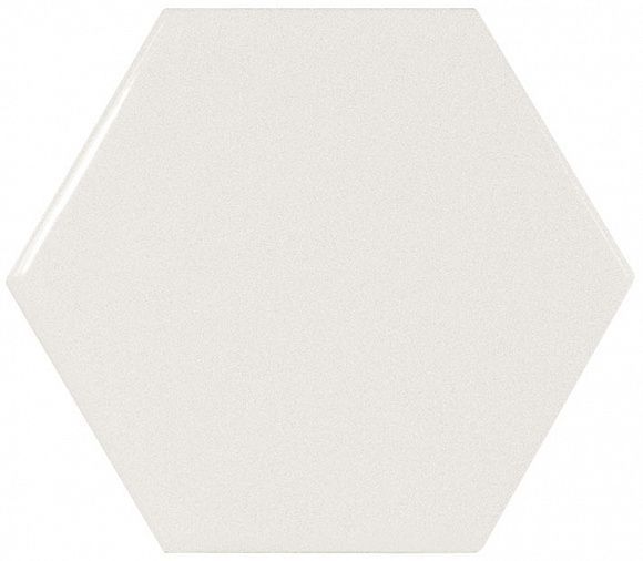 Керамическая плитка Scale Hexagon White для стен 10,7x12,4