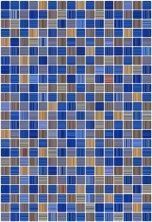 Керамическая плитка Гламур 2Т голубой для стен 27,5x40