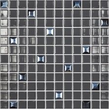 Мозаика Микс с COLORS Edna Mix №828 Черный 31,7x31,7