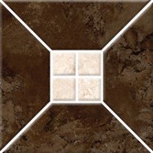 Керамическая плитка Риальто 3Т тип 2 коричневая для стен 20x20