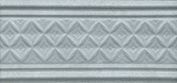 Керамическая плитка LAA004 Пикарди структура голубой Бордюр 15x6,7
