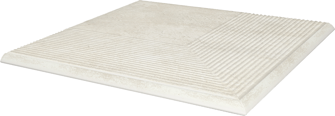 Клинкерная плитка SCANDIANO BEIGE STOPNICA NAROZNA NEW Угловая ступень 30x30