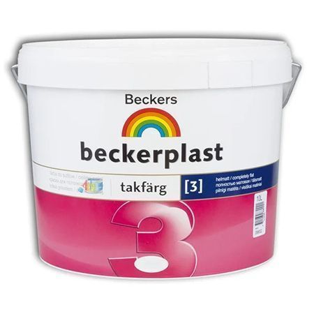 BECKERS BECKERPLAST 3 краска глубоко матовая для потолков и стен (3л)