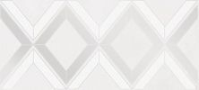 Керамическая плитка Alrami серая ромбы 15915 Вставка 44x20