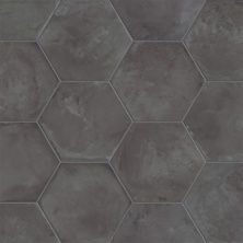 Плитка из керамогранита Terra Nero Esagono для стен и пола, универсально 25x21,6