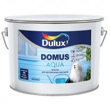 DULUX DOMUS AQUA краска для деревянных фасадов, на водной основе, п мат, белая, Баз BW (10л)