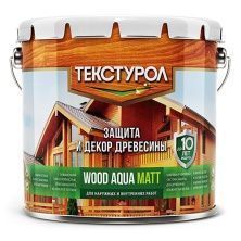 Деревозащитное средство Текстурол Wood Aqua Matt белый 2,5 л