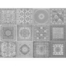 Плитка из керамогранита Kilim Black Natural для стен и пола, универсально 59,55x59,55