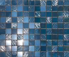 Плитка из керамогранита SKYFALL PSFM08 mosaico blue Декор 25x30