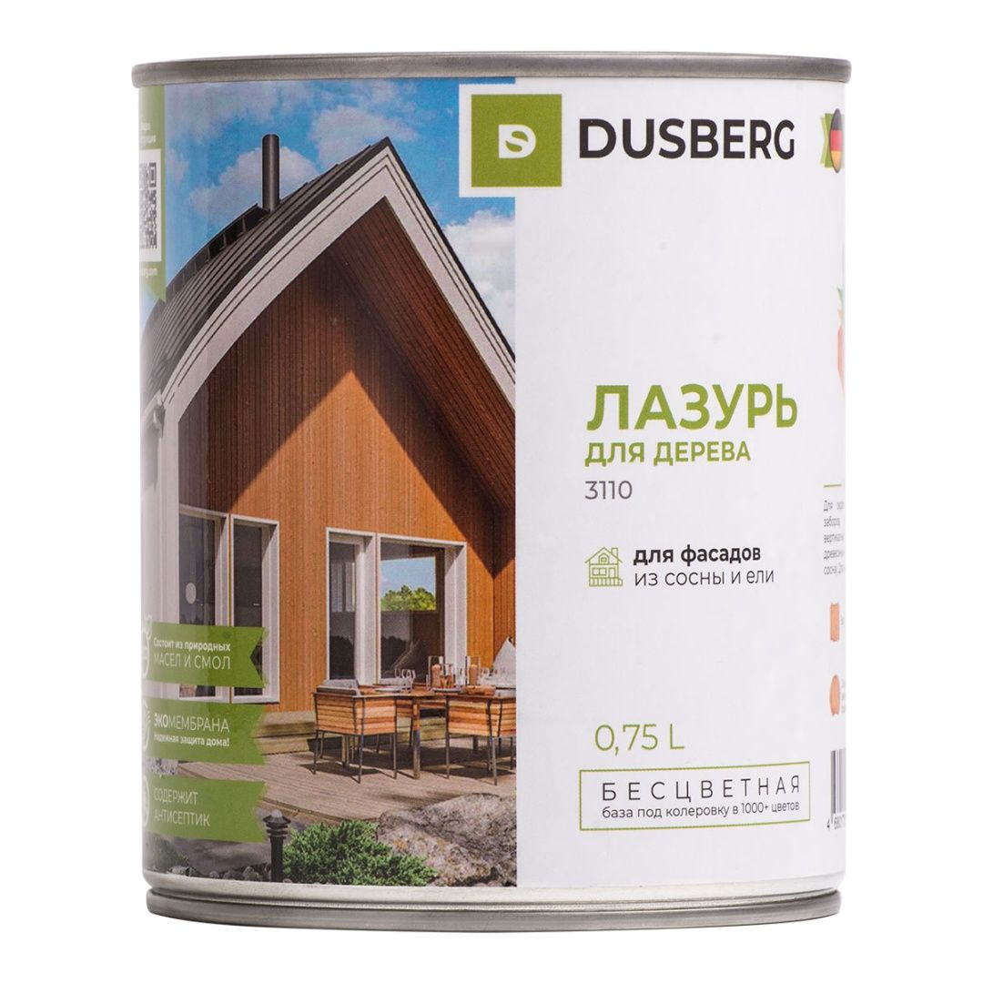 DUSBERG лазурь для дерева, бесцветная (0,75л)