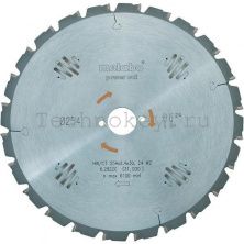 Metabo Пильный диск 216x2,4х30мм,HM,24WZ,5neg 628009000