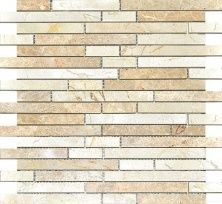 Мозаика CV20083 Natural Stone CV20083 Strips Mix Polished Light Emperador+Crema Marfil 30,5x30,5