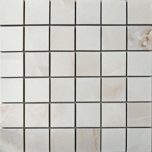 Плитка из керамогранита One N40003 Mosaico Onix Miel 5x5 для стен и пола, универсально 30x30