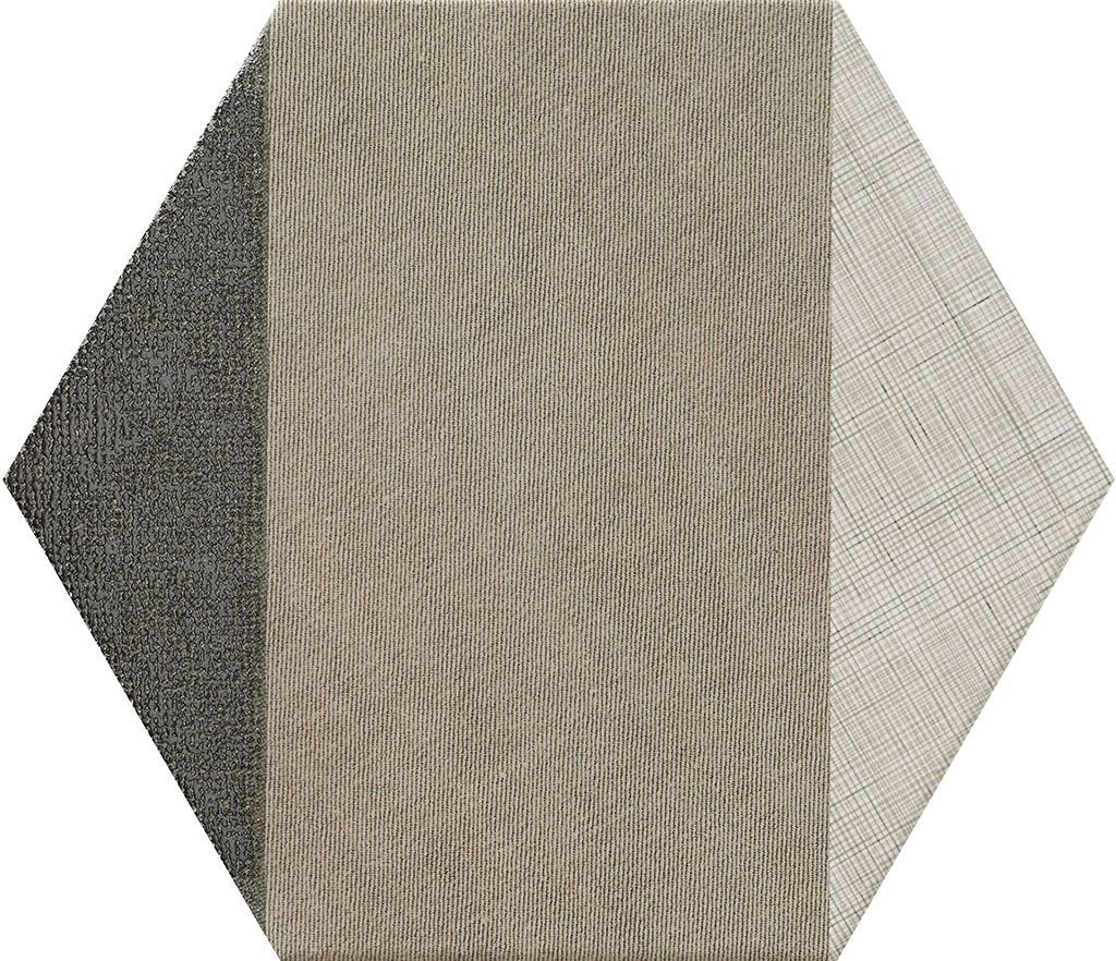 Плитка из керамогранита HEXTANGRAM FABRIC TAUPE для стен и пола, универсально 33x28,5