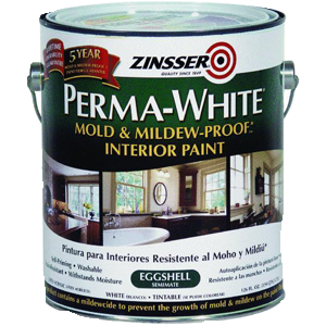 Zinsser Perma-White Mold&Mildew-Proof Interior Paint / Зинссер Перма-Вайт Молд&Милдью Краска самогрунтующая для стен и потолков матовая