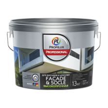 Profilux Professional Faсade & Socle / Профилюкс Профешнл Фасад & Цокль Краска фасадная акриловая глубокоматовая