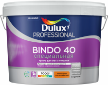 Dulux Professional Bindo 40 / Дюлакс Профешнл Биндо 40 Краска для стен и потолков латексная специальная полуглянцевая