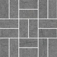 Плитка из керамогранита SG176/002 Ньюкасл серый темный мозаичный Декор 30x30