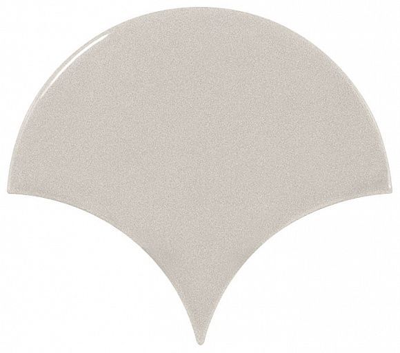 Керамическая плитка Scale Fan Light Grey для стен 10,6x12