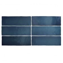 Керамическая плитка MAGMA 24964 Sea blue для стен 6,5x20