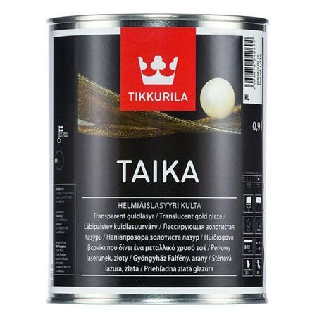 TIKKURILA TAIKA краска с перламутровым эффектом, база KM, золотистый (0,9л)