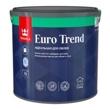 TIKKURILA EURO TREND краска интерьерная для обоев и стен, база A (2,7л)