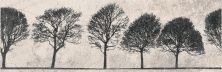 Керамическая плитка O-WIL-WID521-14 Willow Sky деревья светло-серый Декор 29x89