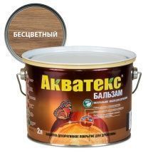 Акватекс-Бальзам масло для древесины, бесцветный (2л)