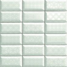 Керамическая плитка BUMPY LUXOR WHITE для стен 10x20