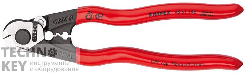 Ножницы для резки проволочных тросов KNIPEX 95 61 190 KN-9561190