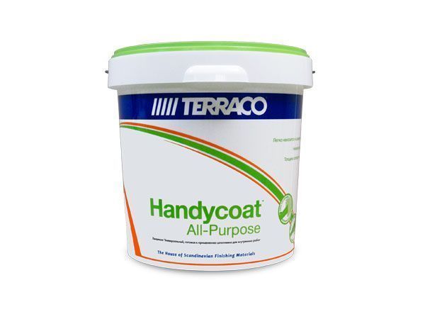 TERRACO HANDYCOAT ALL PURPOSE шпатлевка финишная легкого шлифования для внутренних работ (15кг)