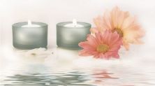 Керамическая плитка Candles 4 Декор 25x45