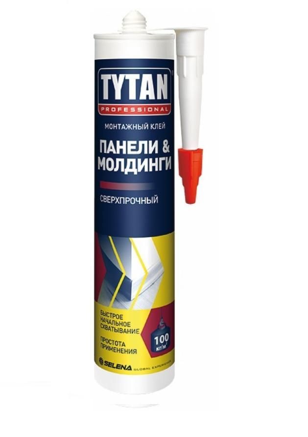 TYTAN PROFESSIONAL ПАНЕЛИ И МОЛДИНГИ клей монтажный, бежевый (310мл)