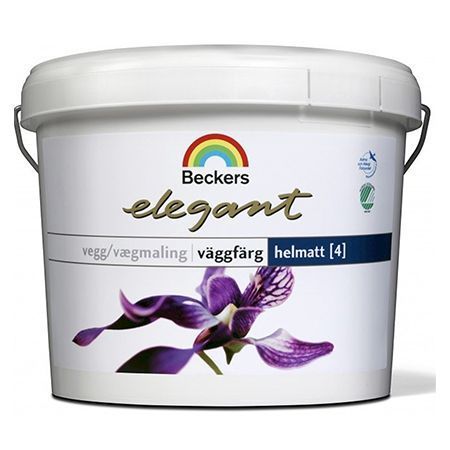 BECKERS ELEGANT VAGGFARG HELMATT 4 краска глубоко матовая для стен и потолков, Bas А (9л)