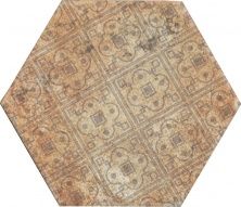 Плитка из керамогранита Pompeia Decor Marron для стен и пола, универсально 20x24