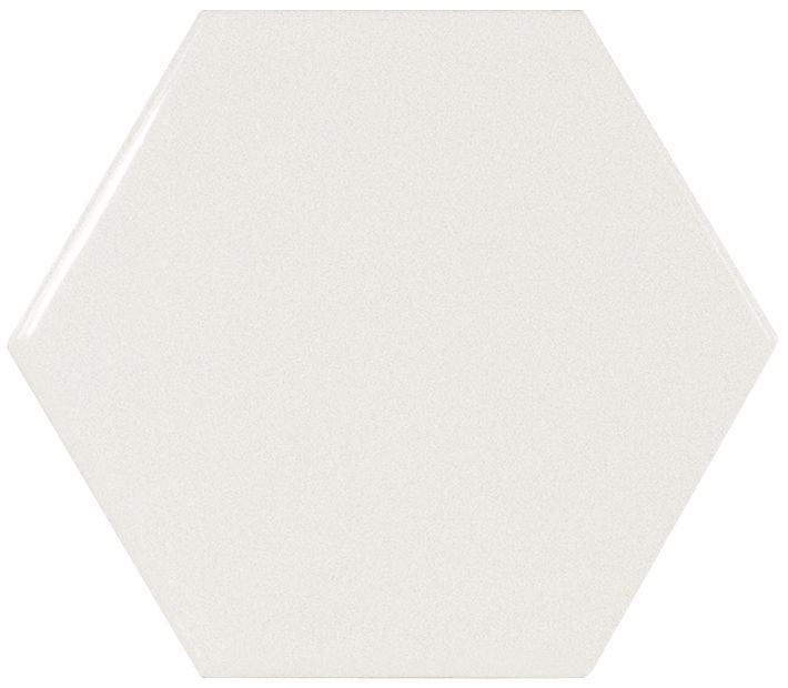 Керамическая плитка Scale Wall Hexagon White для стен 10,7x12,4