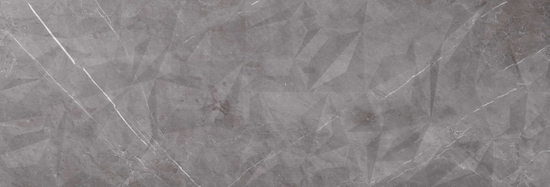 Керамическая плитка MEI19W29310C Marmolino Crystal Grey W M STR Glossy Декор 30x90