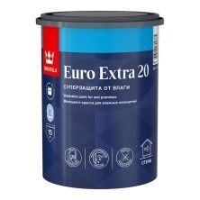 TIKKURILA EURO EXTRA 20 краска моющаяся для влажных помещений, база C (0,9л)