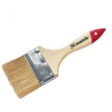 MATRIX СТАНДАРТ 82515 кисть плоская, натуральная щетина, деревянная ручка (20мм)