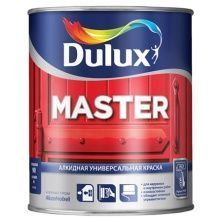 DULUX MASTER 30 краска универсальная, Баз BC, алкидная, п мат, бесцветная (0,9л)