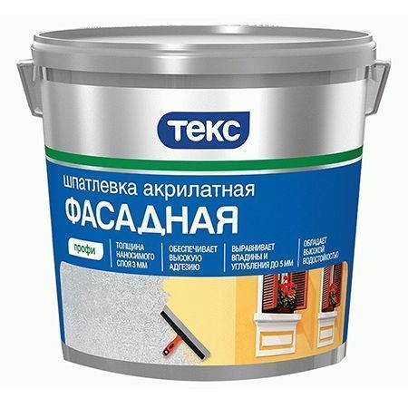 ТЕКС ПРОФИ ФАСАДНАЯ шпаклевка латексная (5кг)