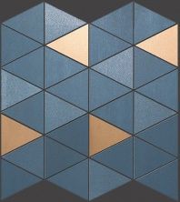 Мозаика 9MDU MEK Blue Mosaico Diamond Gold Wall 30,5x30,5