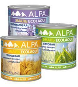 Alpa Ecolaque / Альпа Эколак Эмаль универсальная глянцевая